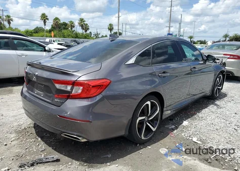 2019 Honda Accord Sport из США, поврежденный, VIN 1HGCV1F3XKA024228